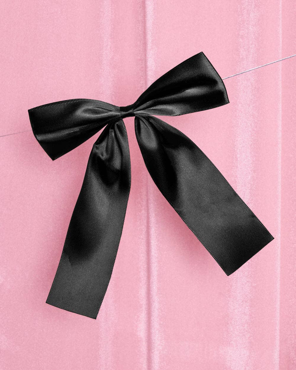 Black Bow Birthday Banner