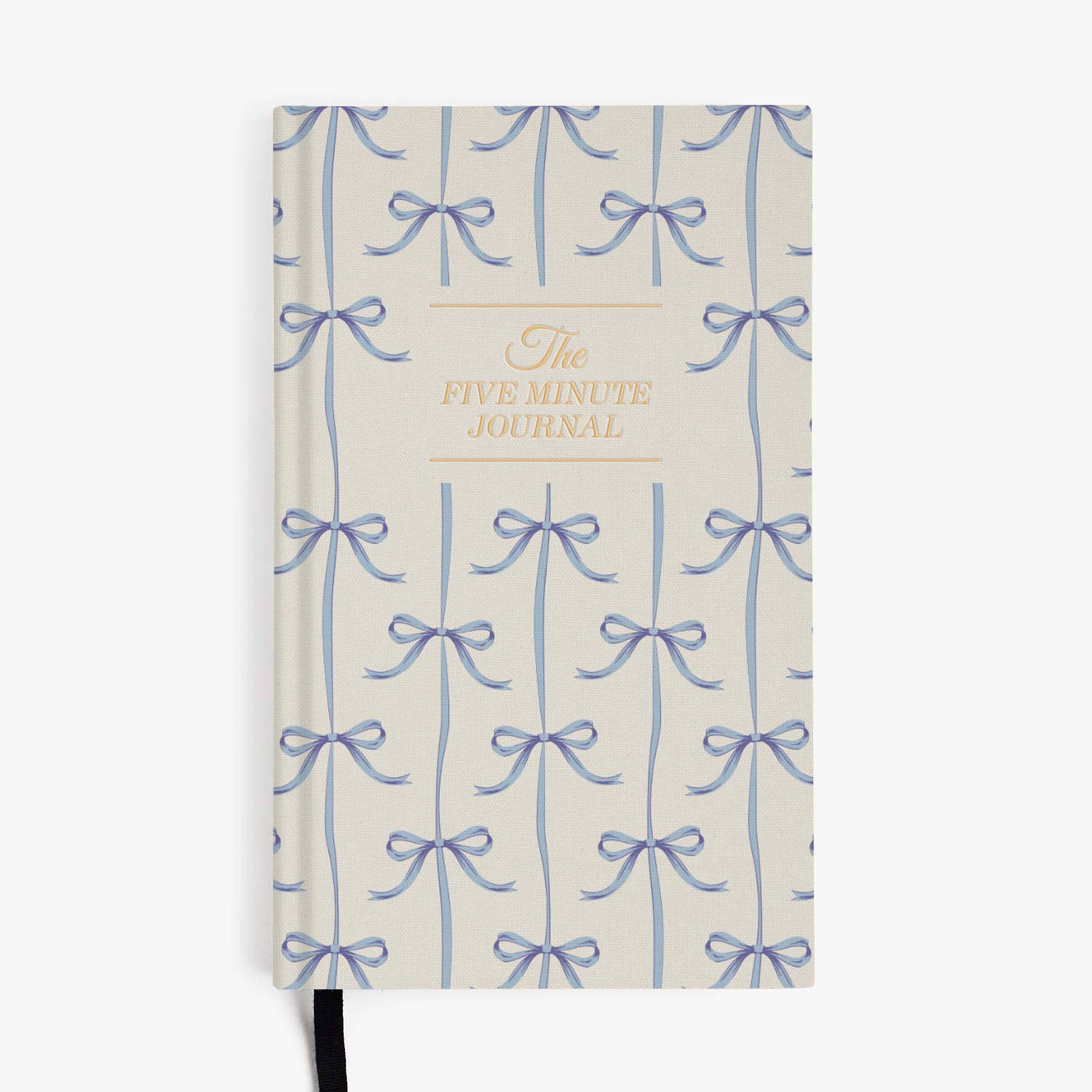 The Five Minute Journal Blue Bow | Exclusive Print – Pink Moon