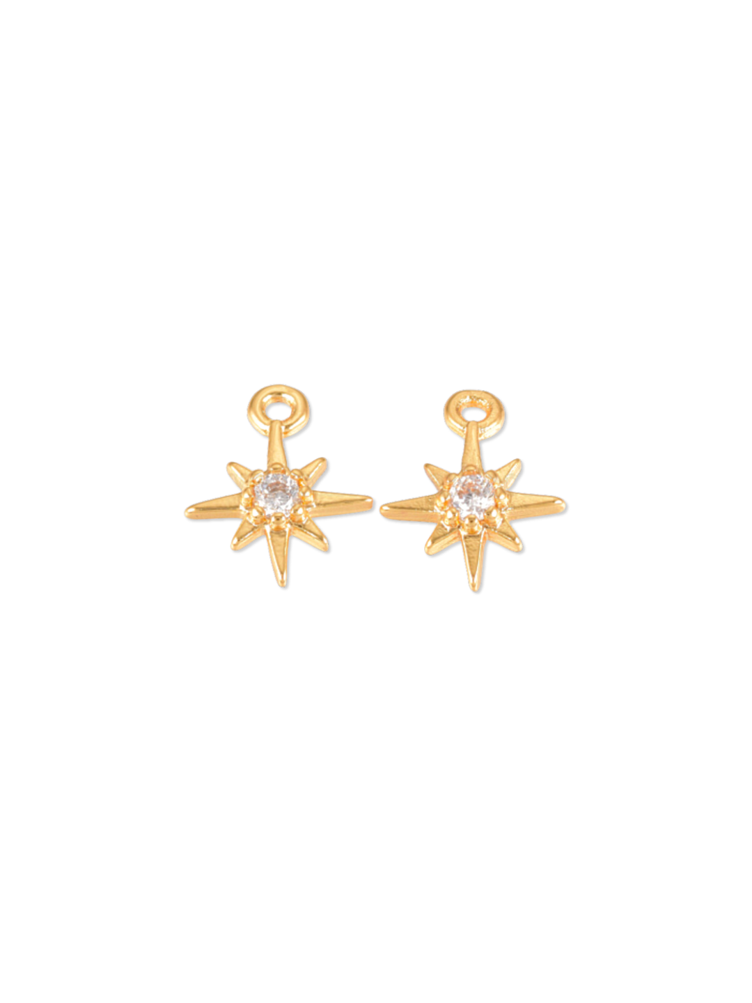 Gold Morning Star Charm