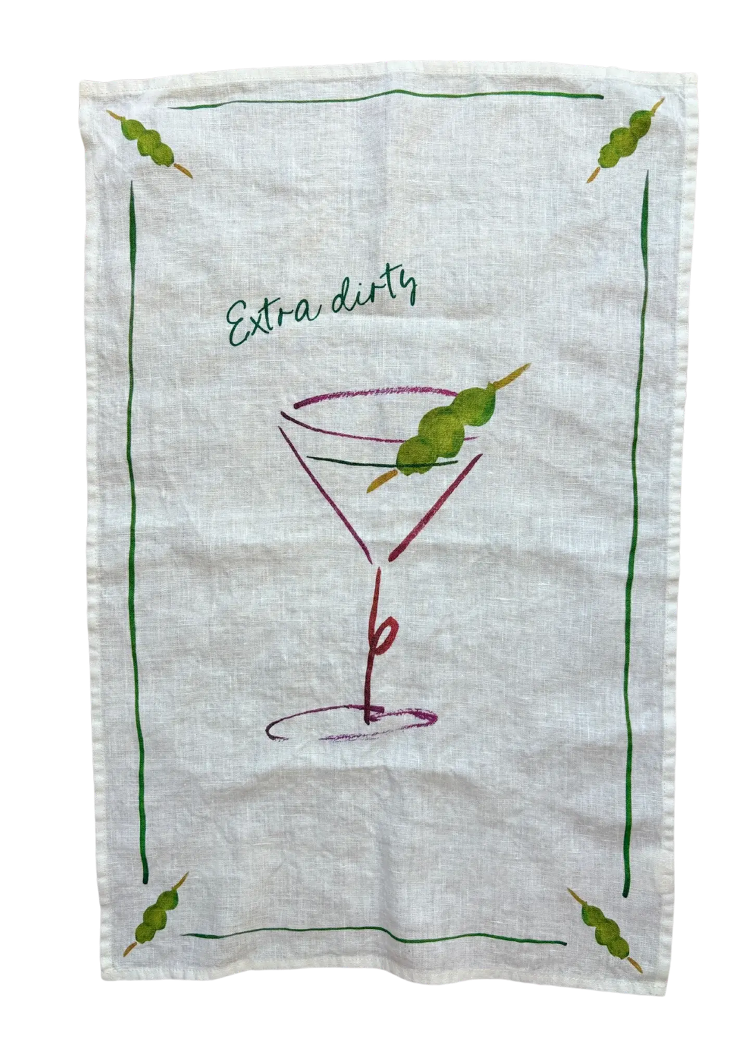 Extra Dirty - Martini Teatowel