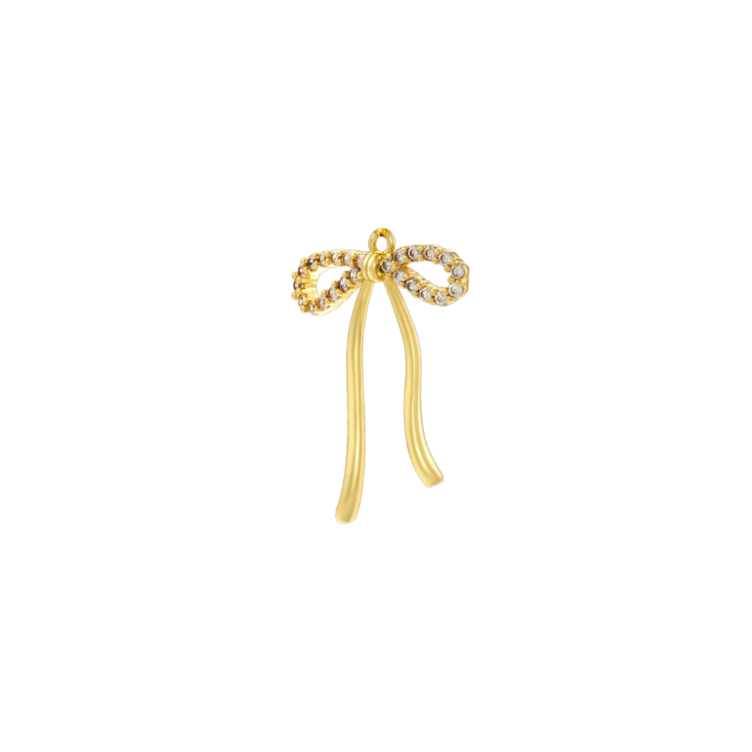 Diamante Bow Charm