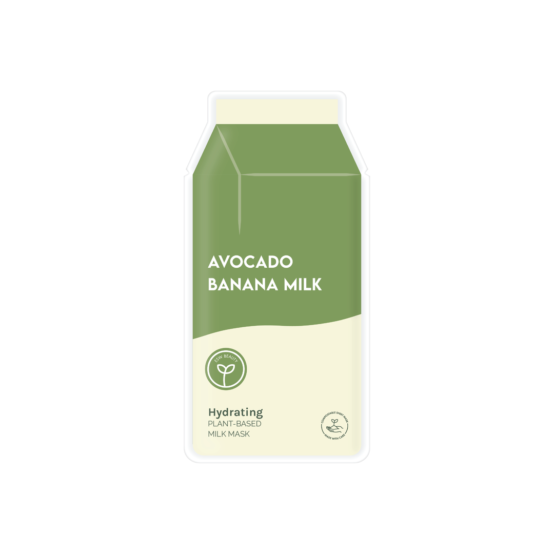 Avocado Banana Milk Plant-Based Mask
