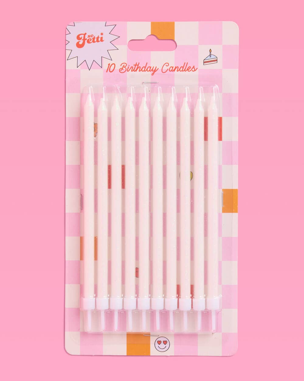 White Glitter Candles