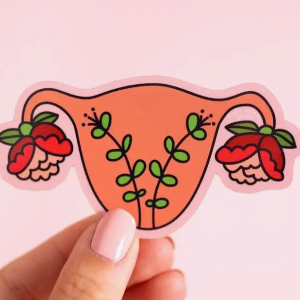 Blooming Uterus - Feminist Vinyl Sticker