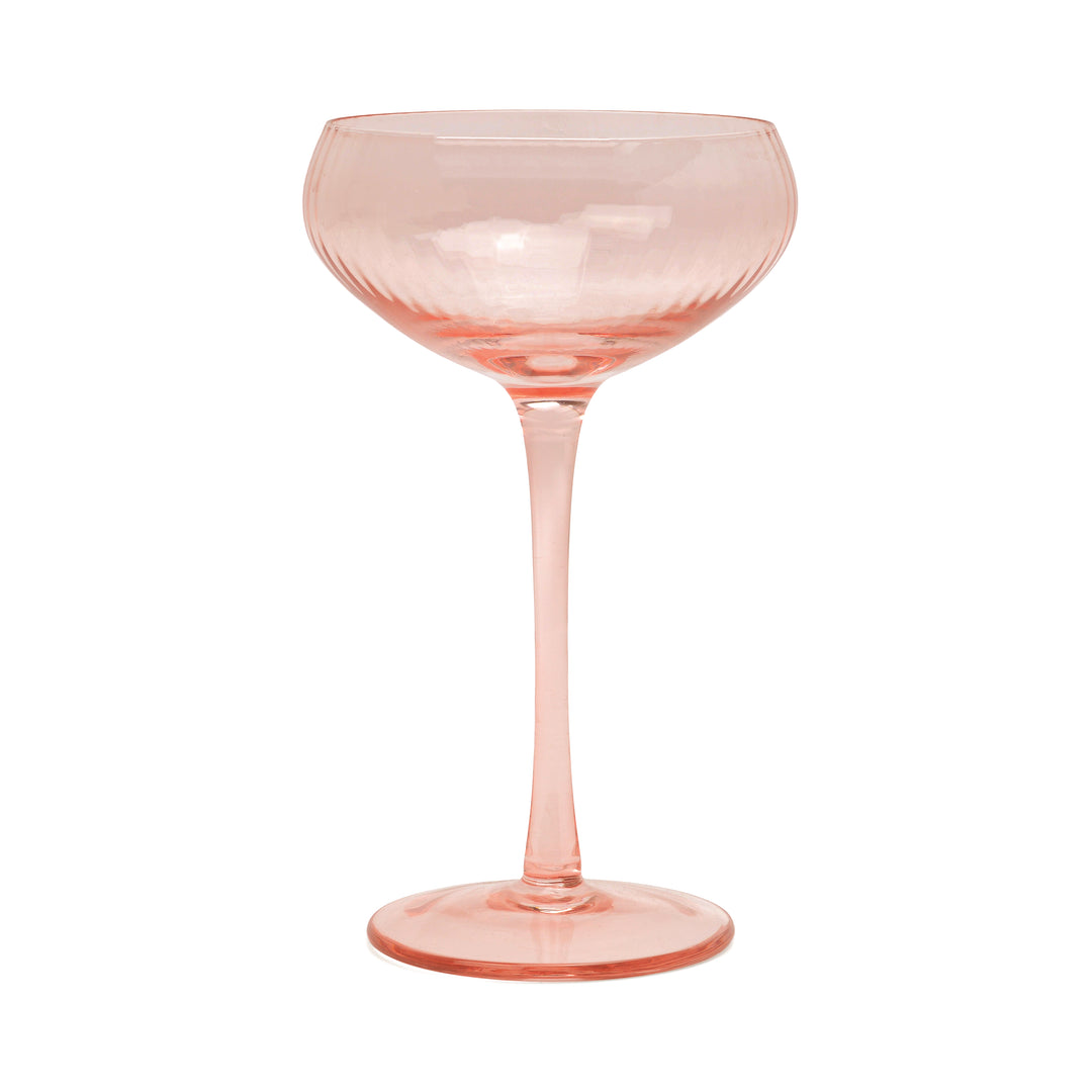 The Lou Coupe Glass in Blush