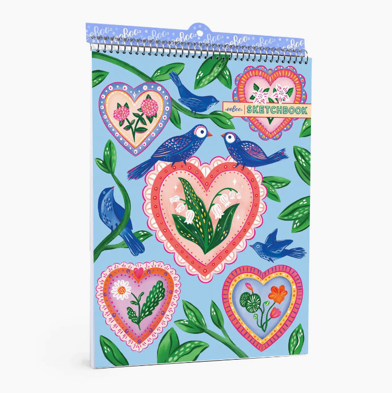 Hearts & Birds Sketchbook