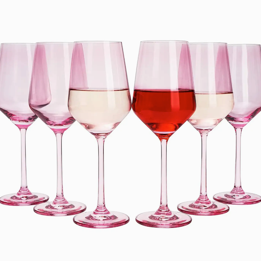 Pink Wine Glasses – Pink Moon