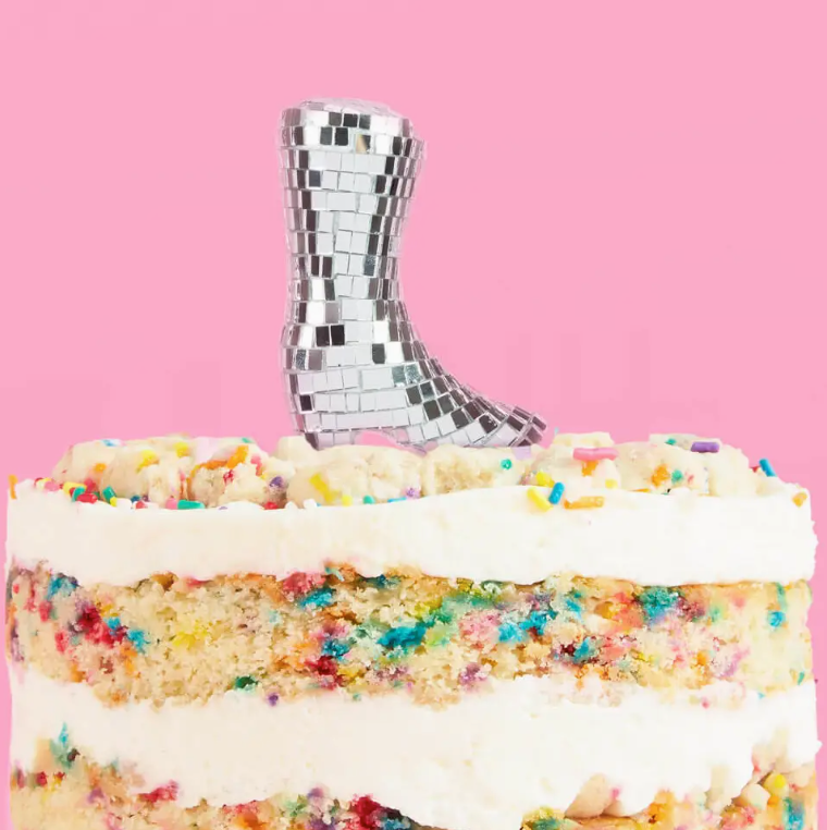 Cowgirl Boot Cake Topper