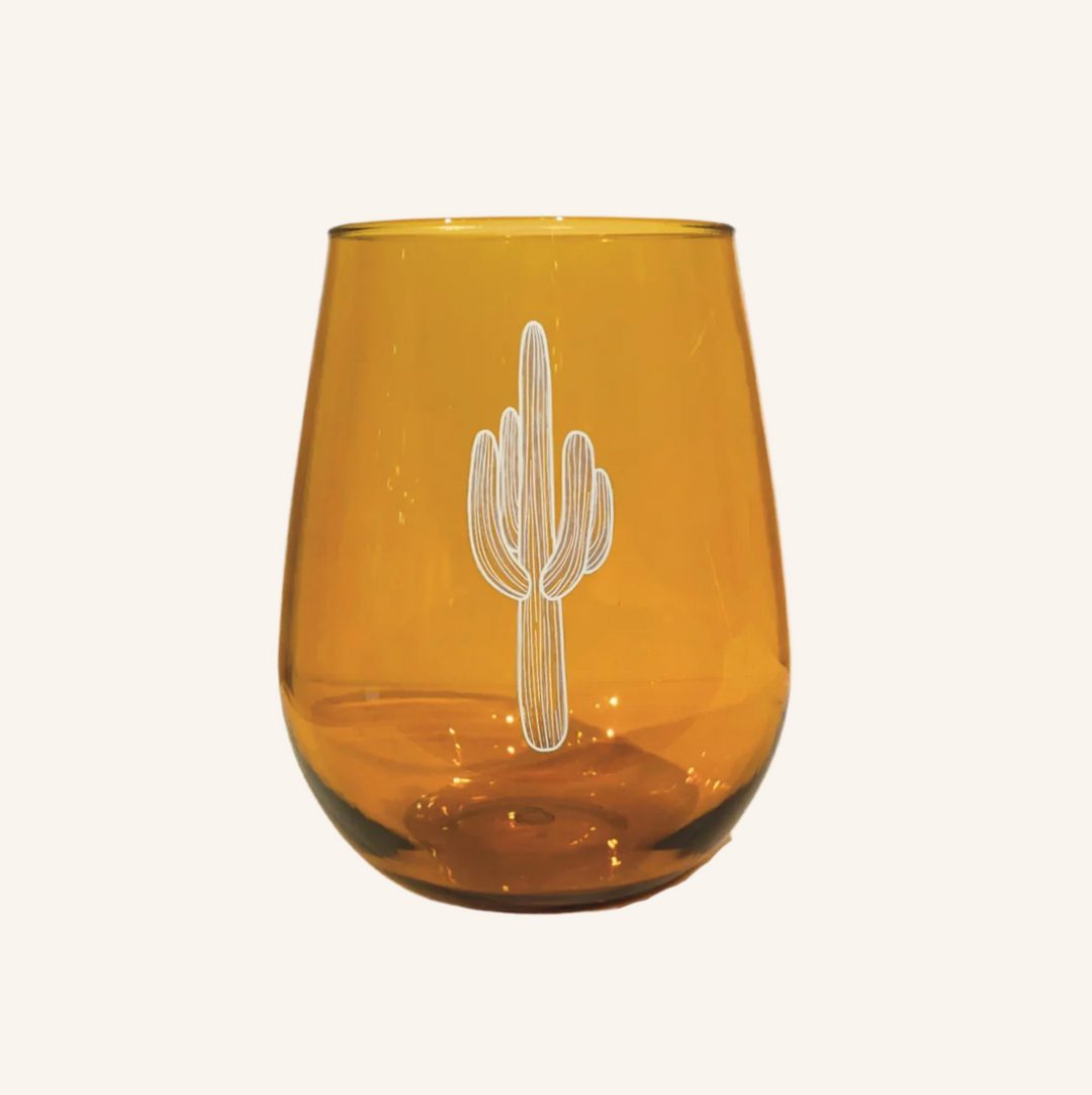 Saguaro Stemless Wine Glass