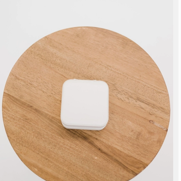 Christina Jewelry Case: Matte Ivory