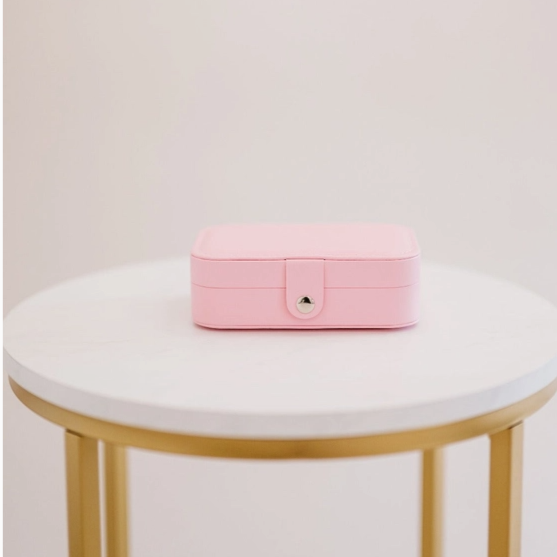Harlow Jewelry Case: Bubblegum Pink