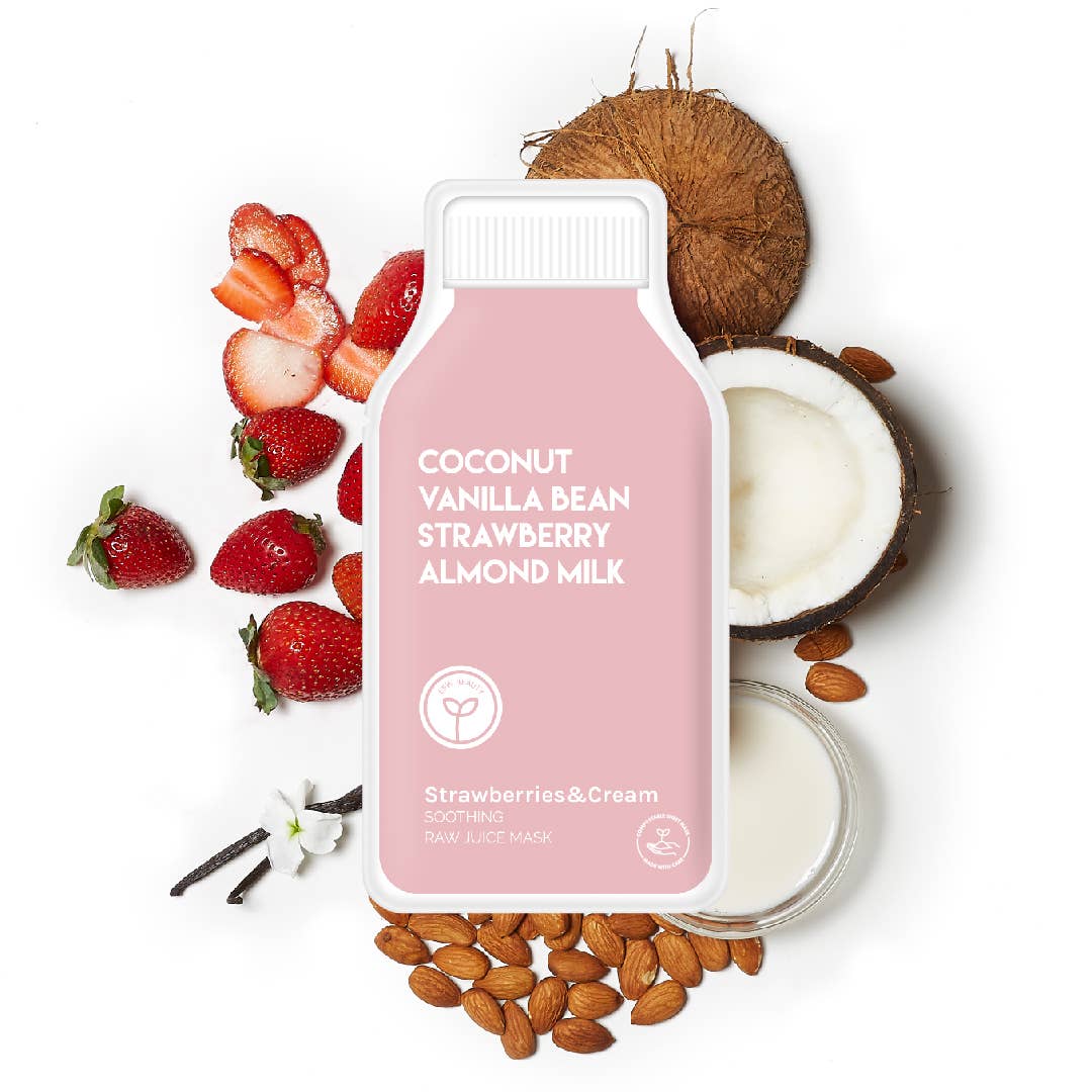 Strawberries & Cream Raw Juice Sheet