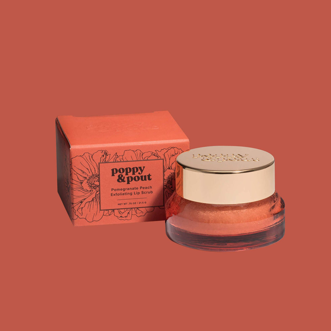 Pomegranate Peach Lip Scrub - pinkmoonmercantile