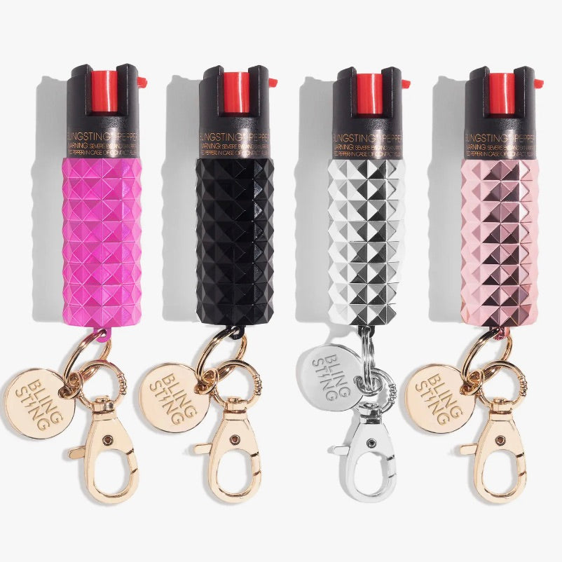 Metallic Studded Pepper Spray
