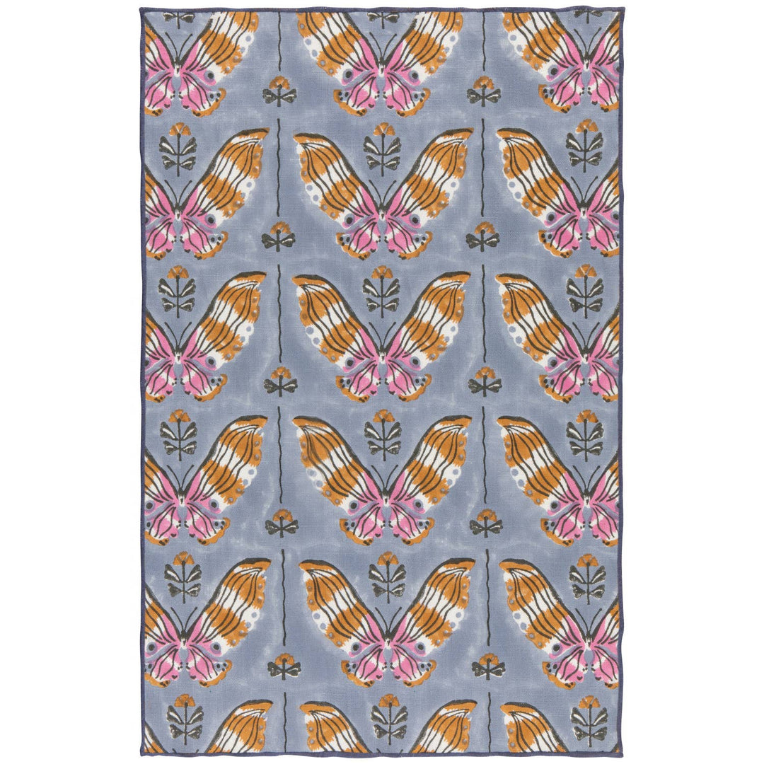 Aurora Block Print Dishtowel