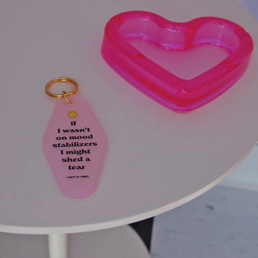 Mood Stabilizing Keychain- Pink