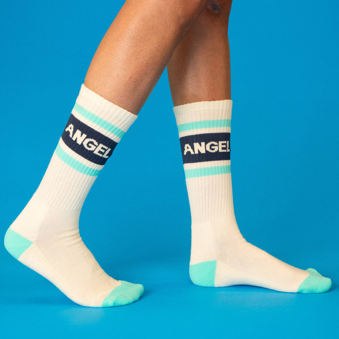 Angel Gym Crew Socks