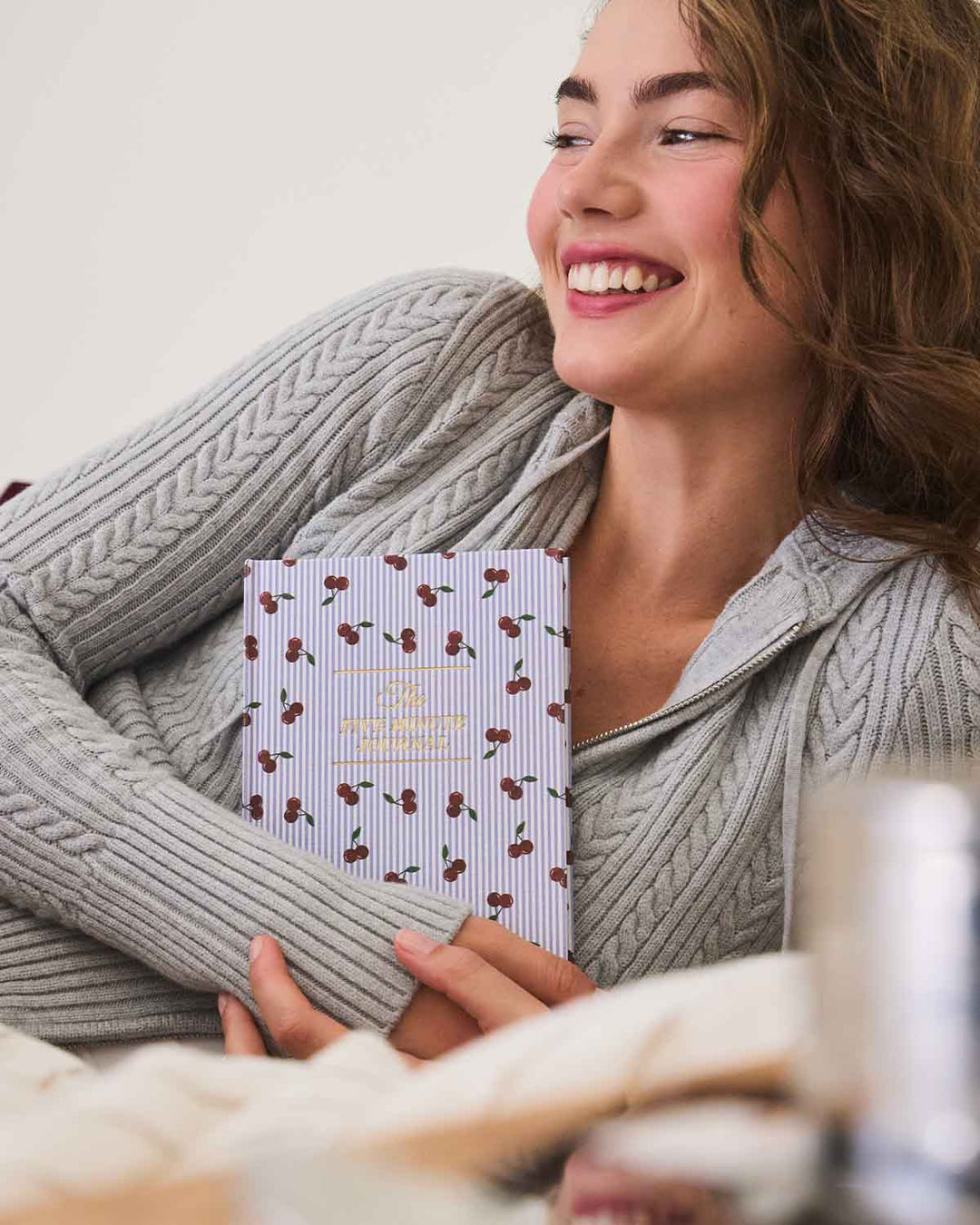 The Five Minute Journal Cherry Stripe | Exclusive Print