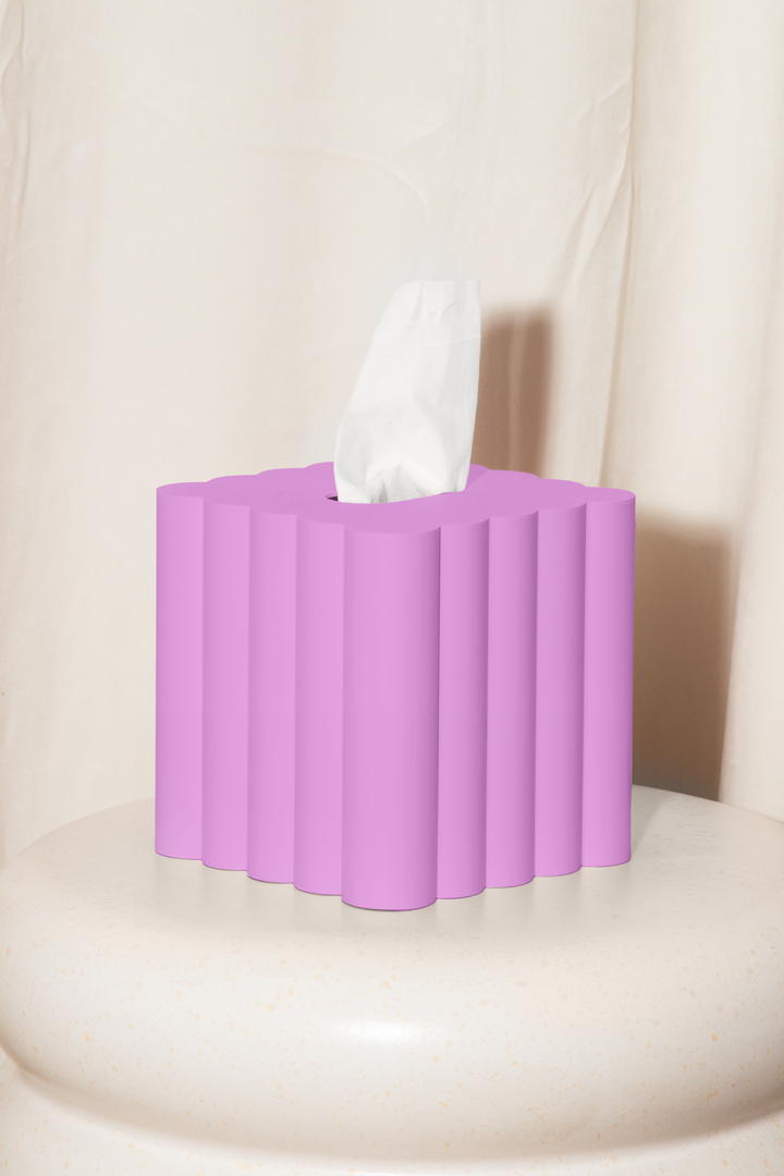 Light Pink Cloud Tissue Box Cover