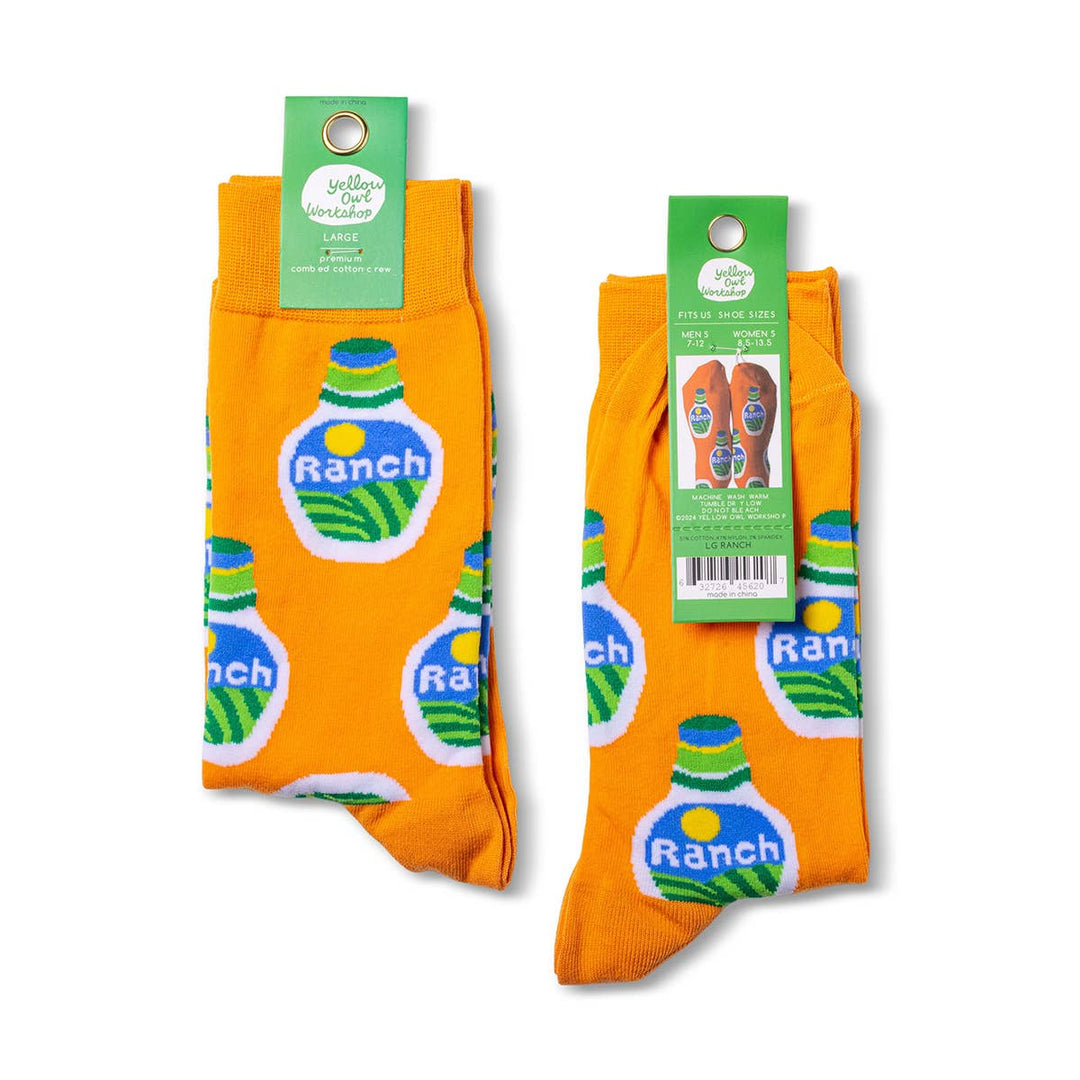 Large Socks - Ranch - Snack Food Lover Gift