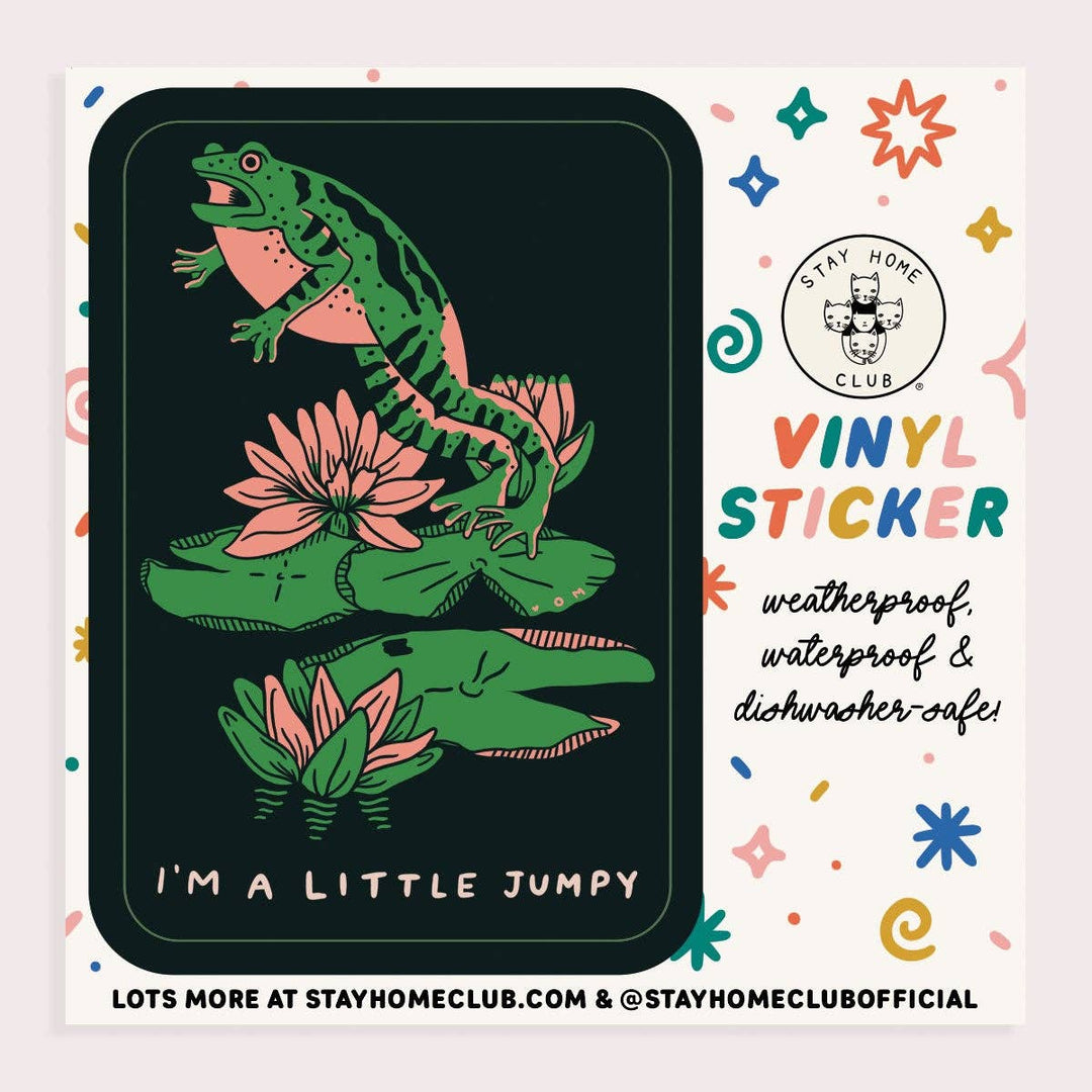 Jumpy Vinyl Sticker