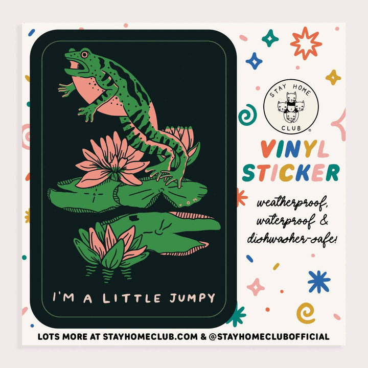 Jumpy Vinyl Sticker