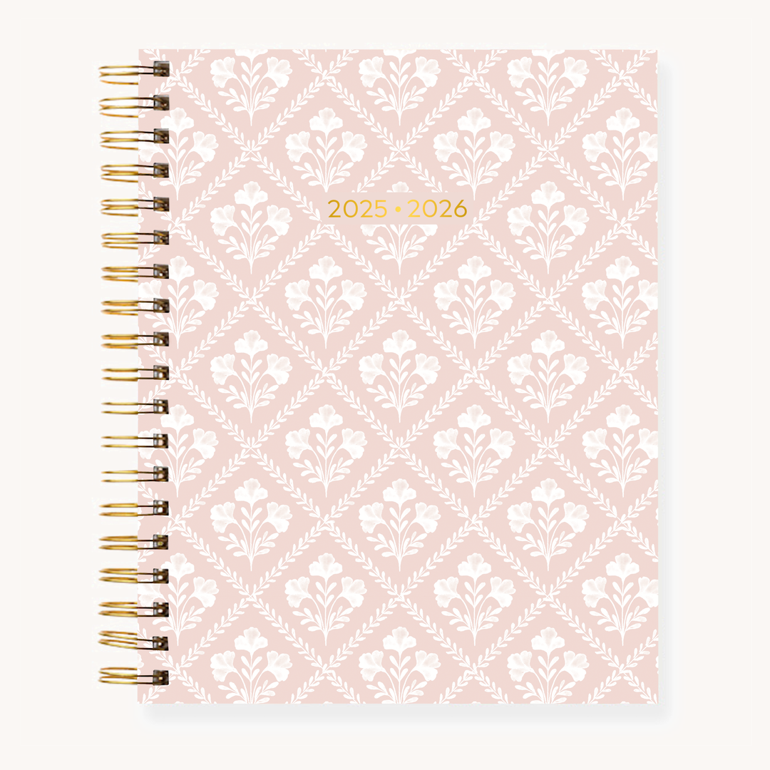 Pink Trellis 2025-2026 Academic Planner: 7x9
