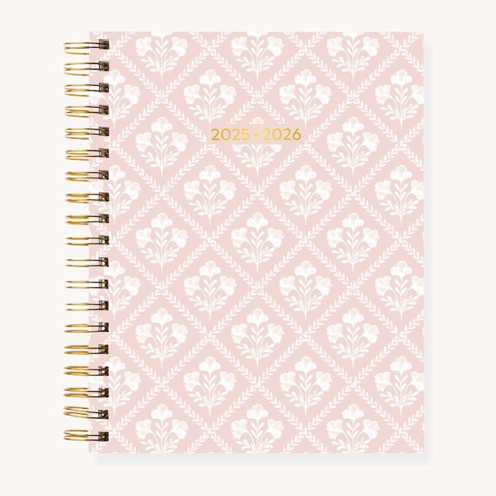 Pink Trellis 2025-2026 Academic Planner: 7x9