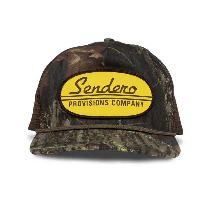 Country Store Hat: Cream/Blue
