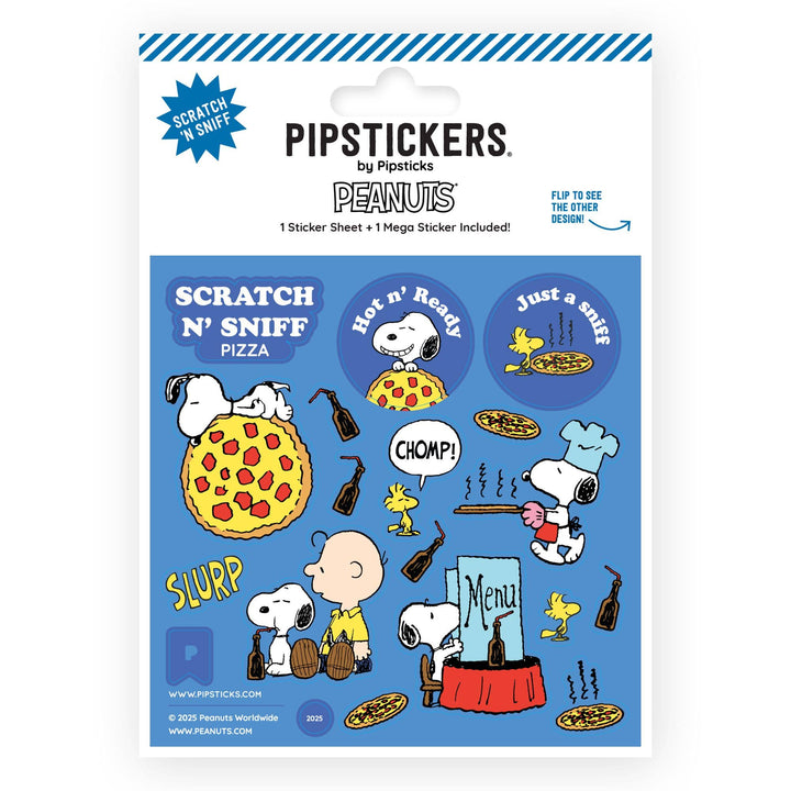 Peanuts Hot Pizza Scratch 'n Sniff Sticker Sheet