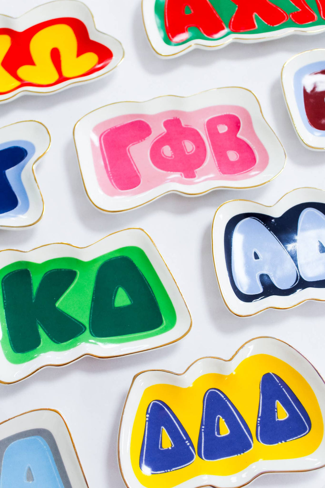 Sorority Trinket Tray: ALPHA DELTA PI
