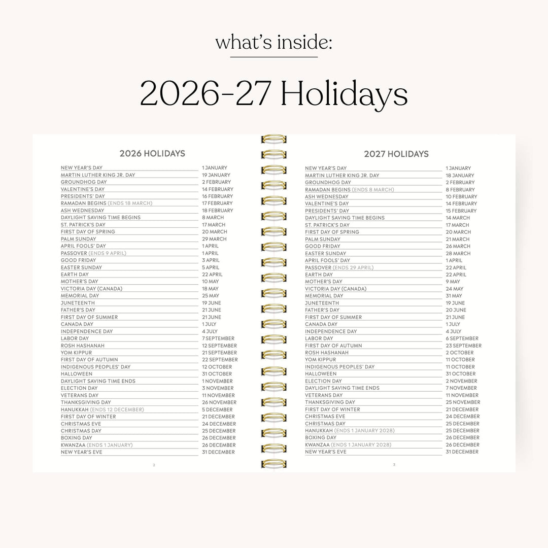 2026-27 Academic Planner: Primavera / 7x9