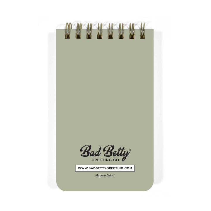 Jumping to Conclusion - Funny 3x5 Spiral Memo Notepad