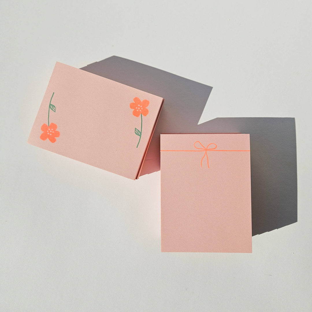 Bow - Risograph Small Notepad