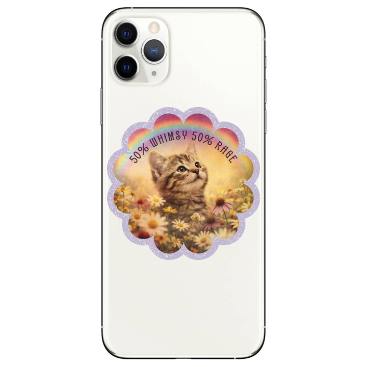 Whimsy and Rage Cute Kitten High Quality Vinyl Sticker