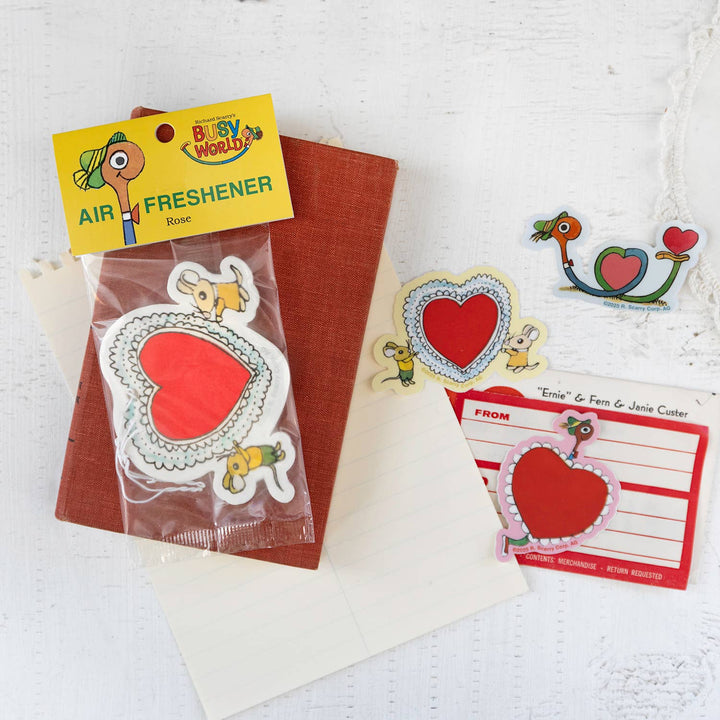 3P4 x Richard Scarry® Valentine - Mice Heart Air Freshener