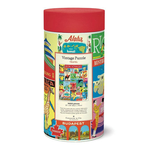 Vintage Travel 1,000 Piece Puzzle