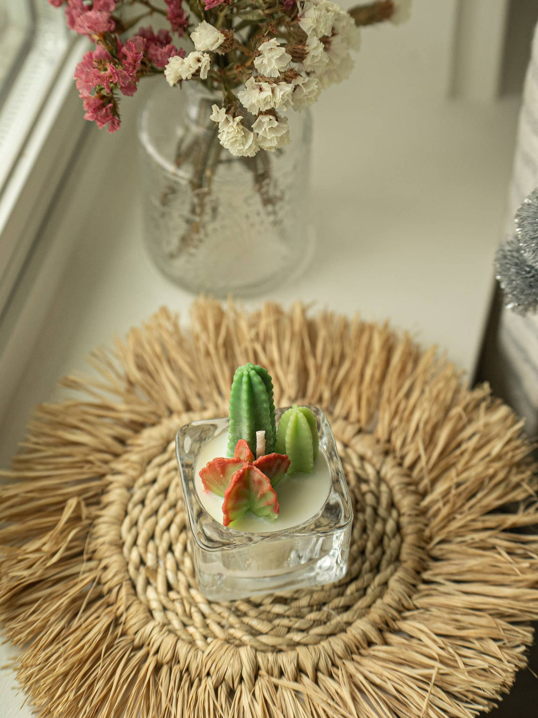 Bunny Ears and Fairy Castle Cactus Tealight Candles: Fairy Castle Cactus Tealight