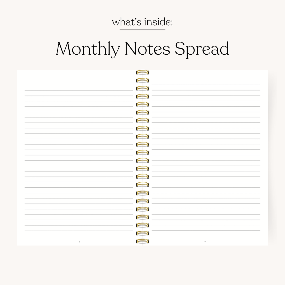 Forget Me Nots 2025-26 Academic Planner: 8.5x11