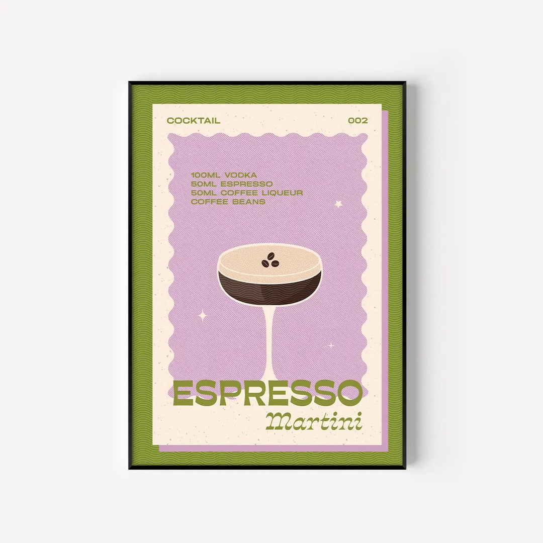 Espresso Martini Cocktail Art Print