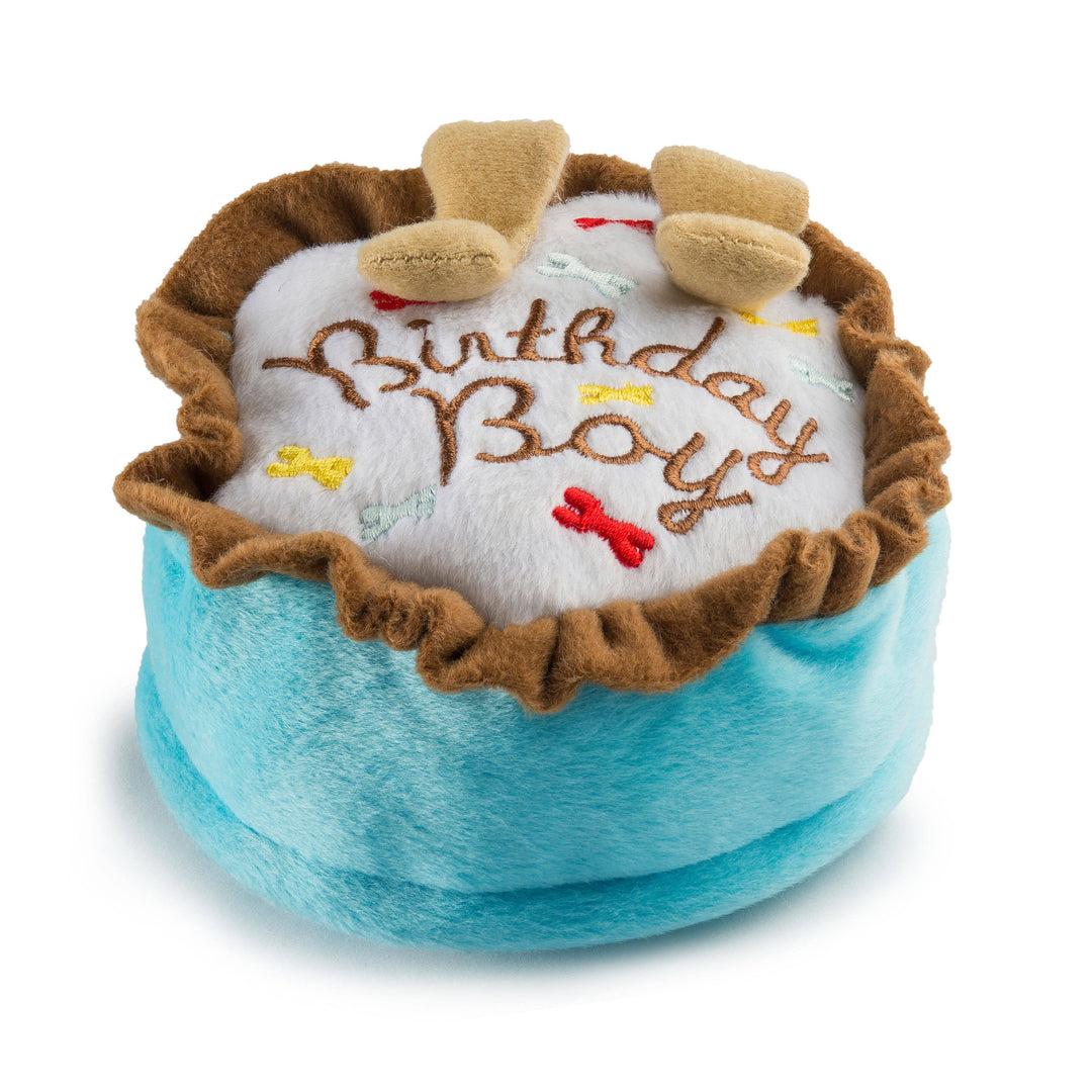 Birthday Boy Toy Squeaker Dog Toy: Small / Mini