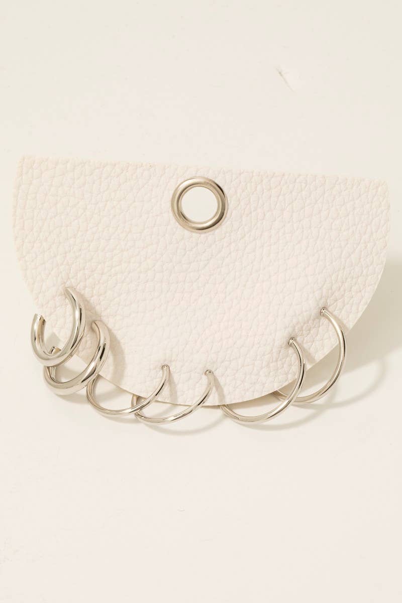 3 Piece Dainty Tube Hoop Earrings Set: Gold