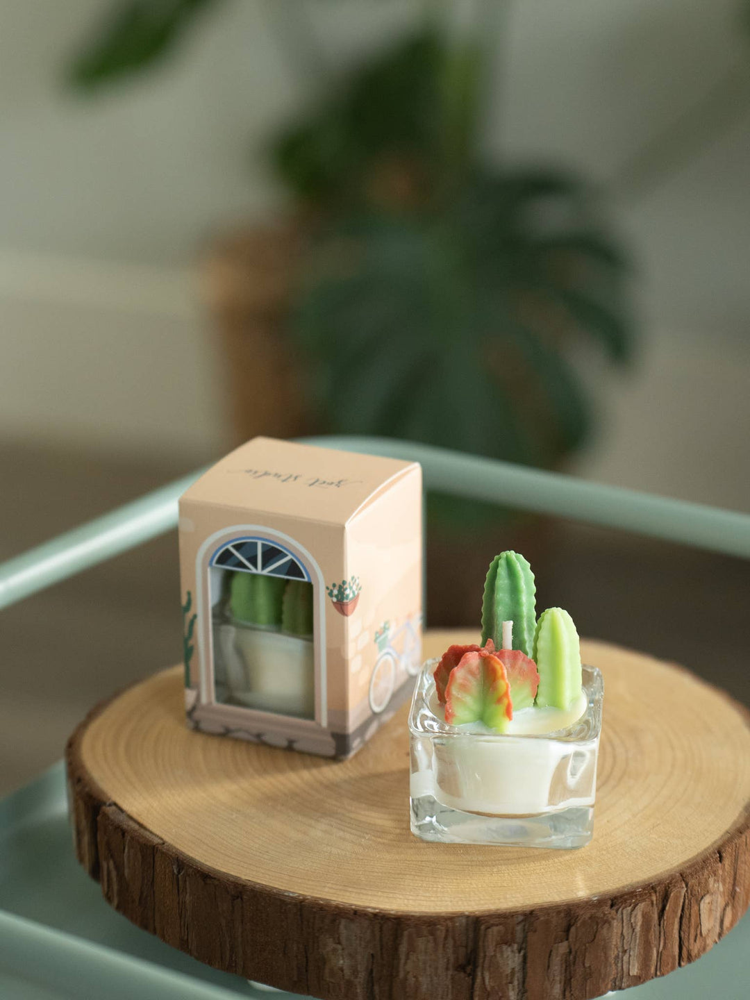 Bunny Ears and Fairy Castle Cactus Tealight Candles: Fairy Castle Cactus Tealight