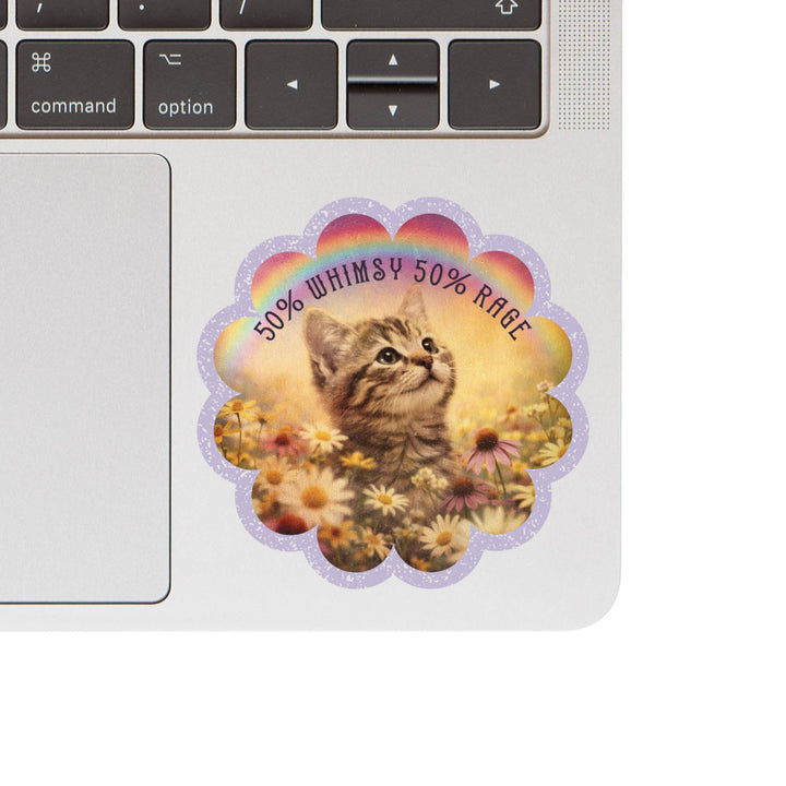 Whimsy and Rage Cute Kitten High Quality Vinyl Sticker