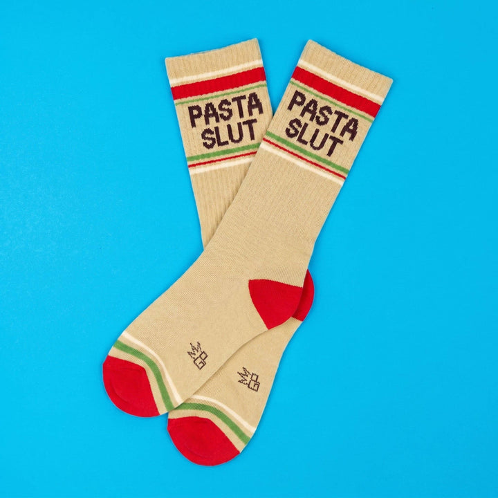 Pasta Slut Gym Crew Socks