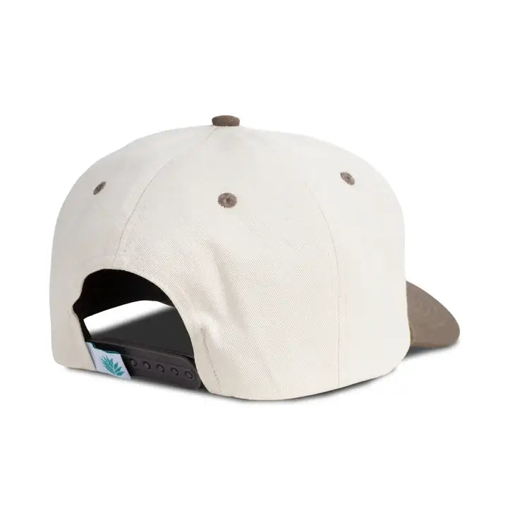 Yippee Ki Yay Hat: Cream/Light Blue