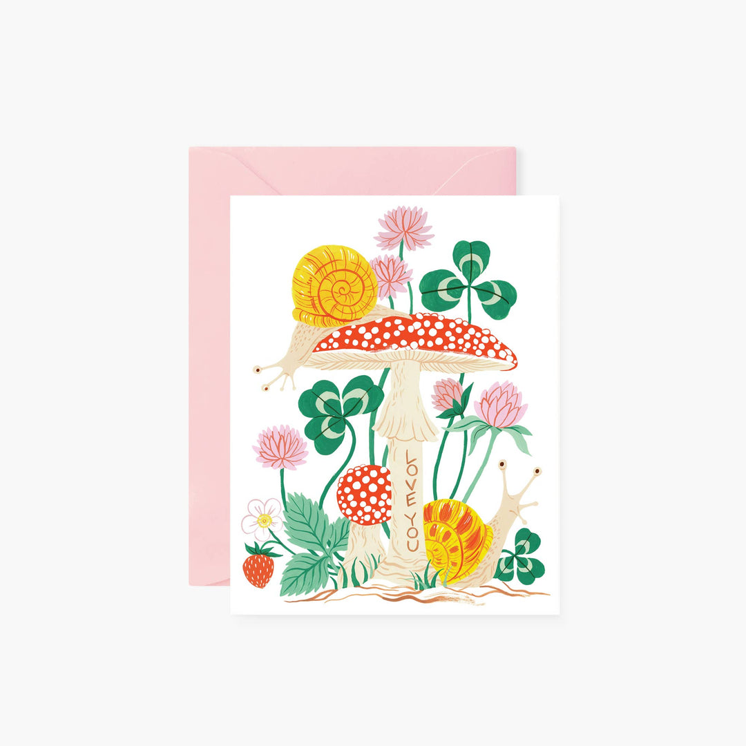 SNAILS, LOVE YOU  | Valentine's Day greeting card