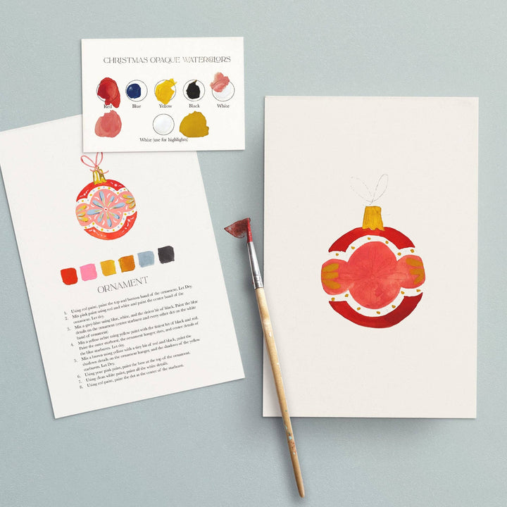 Antiquaria Watercolor Painting Kit: Christmas