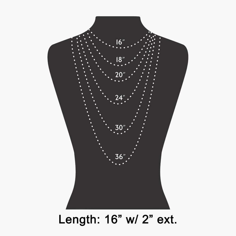 Assorted Five Piece Golf Charms Necklace: G