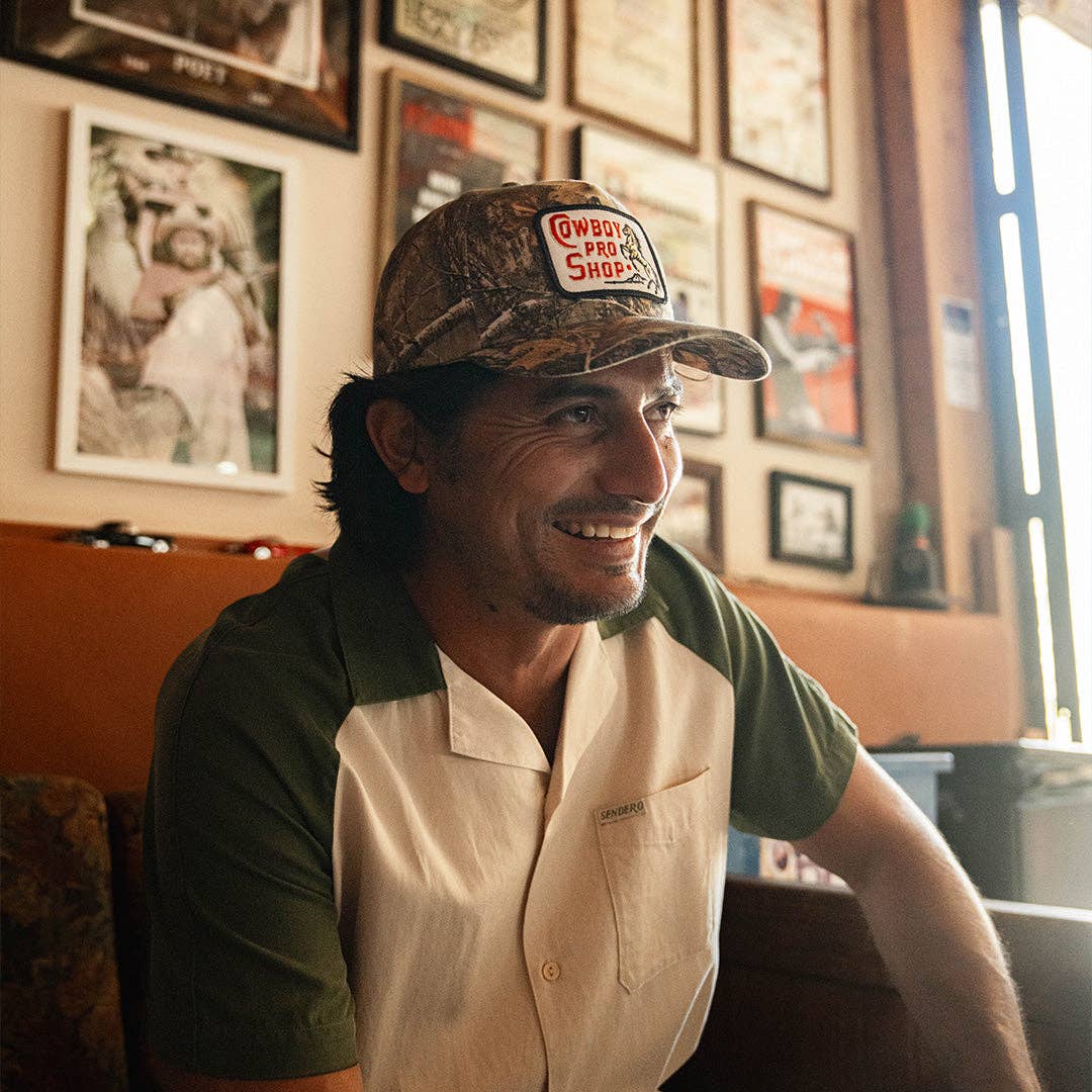 Cowboy Pro Shop Hat: Black